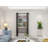 Calhome 48 in. W x 84 in. H Frosted Glass Frosted Bi-Fold Door with Installation Hardware