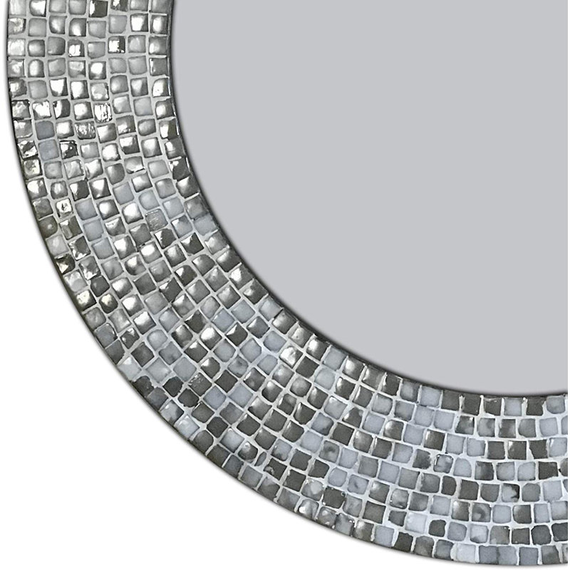 Miroir décoratif Duchesne, Gris