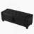 48" Ottoman Bench With Storage, Bench For Bedroom,Living Room,Hallway, Upholstered Tufted Faux Leather PU Ottoman Black-122960697