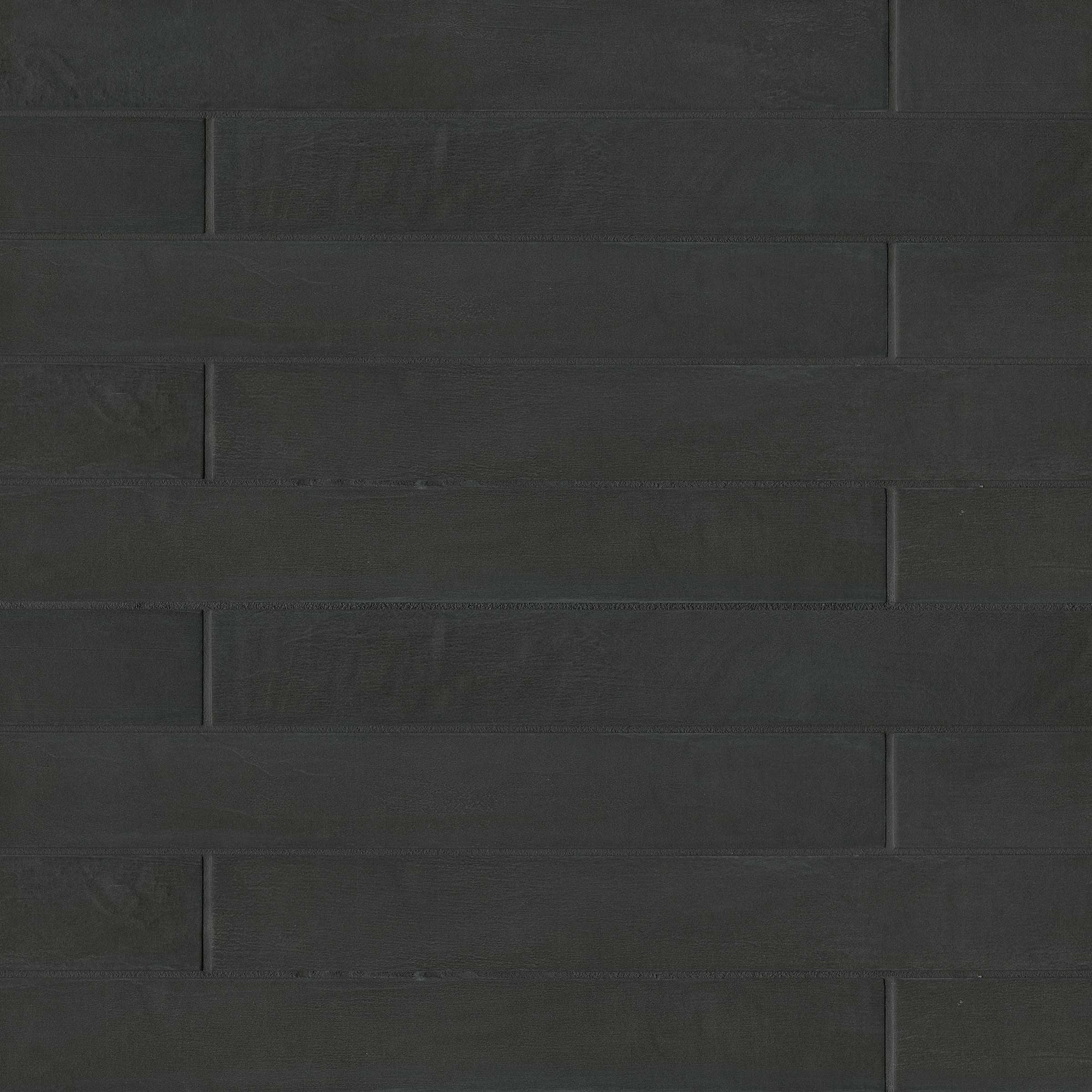Allora 3" x 24" Porcelain Wall & Floor Tile, Solid Black
