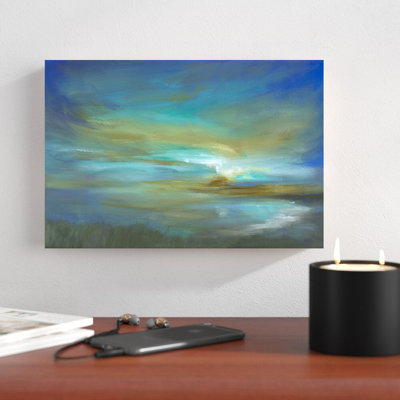 «Kiss of Light III» par Sheila Finch - peinture sur toile tendue