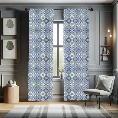 Panneau coulissant semi-diaphane avec passe-tringle Moroccan