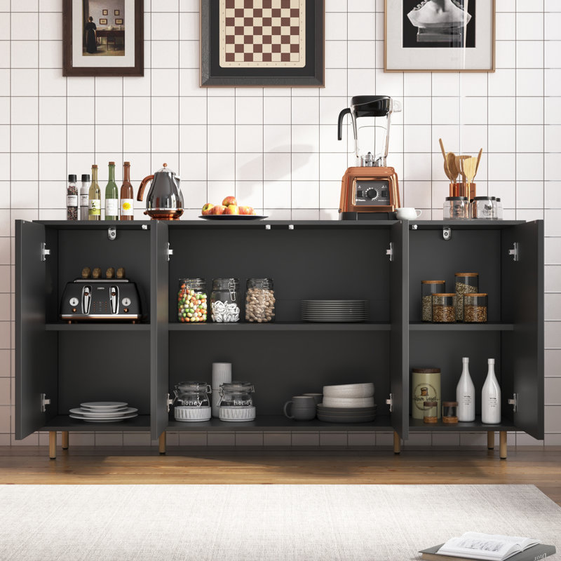 Buffet 67 "à 4 portes avec tablettes réglables