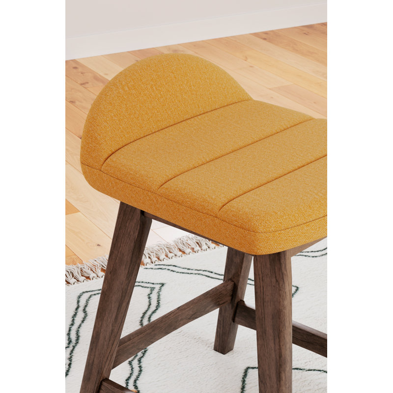 Tabouret de comptoir 24,25 po Munana, Jaune