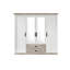 Holgerth 4 Door Manufactured Wood Wardrobe