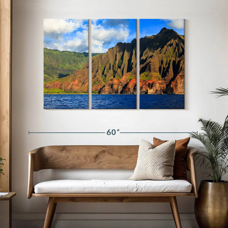 Gillard Na Pali Coast Mountains, H 32 po x l 50 po