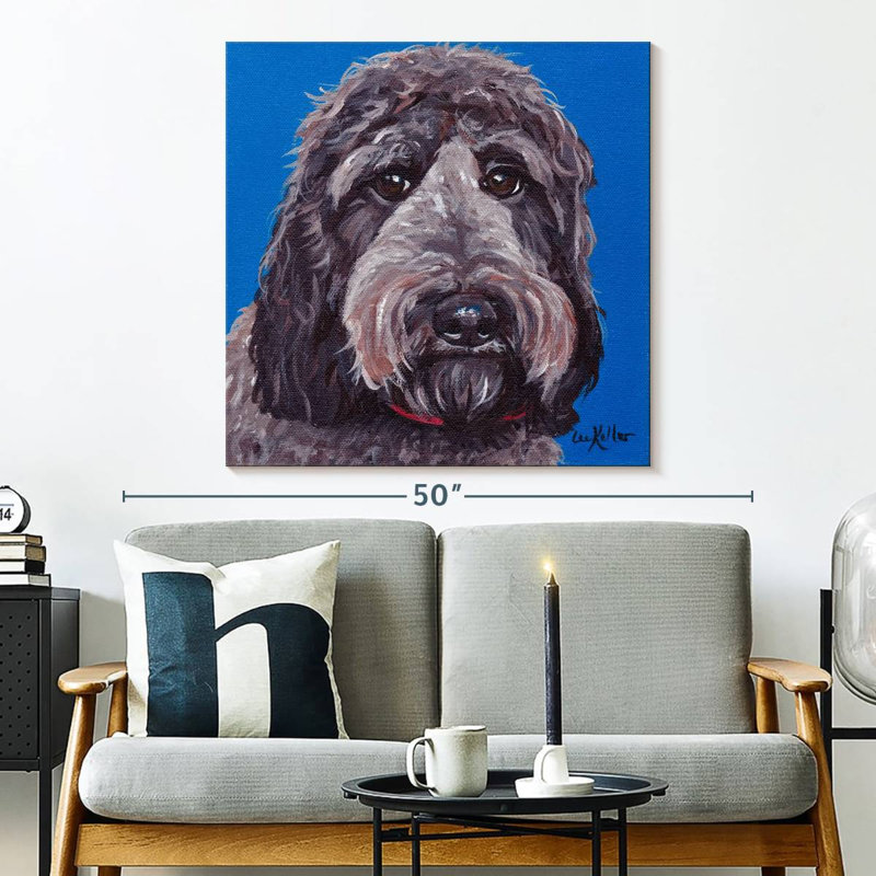 Crowle Labradoodle, 33" H x 33" W