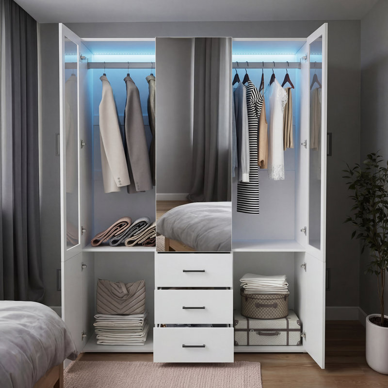 4 Door Wardrobe