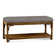 Summer Retreat Wicker Shelf Storage Bench