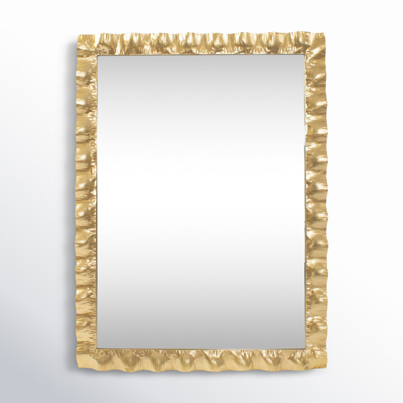 Miroir mural Theodore, 40 po x 29,5 po, Or
