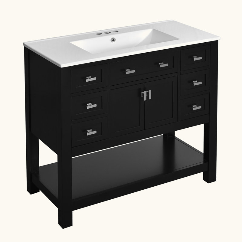 Meuble-lavabo moderne avec lavabo supérieur