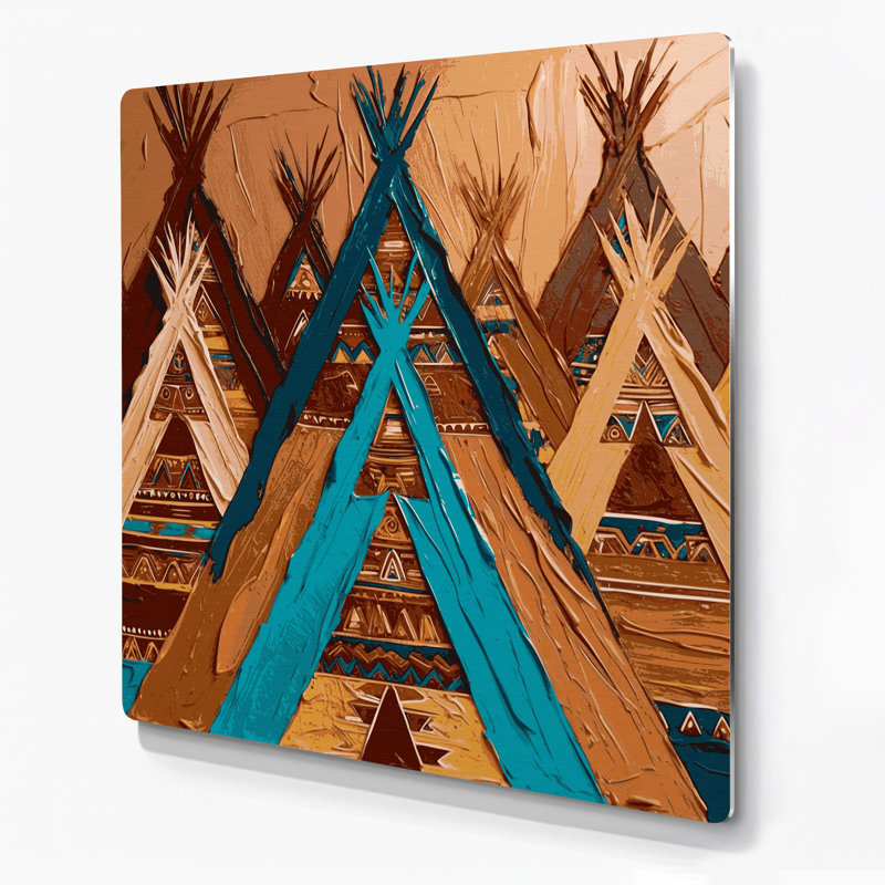 Art mural en métal 233, 16" H x 16" W x 0.05" D