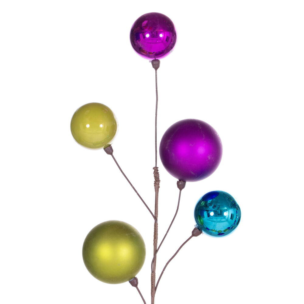 120'' in. Garland, Fuschia/Lime/Turquoise