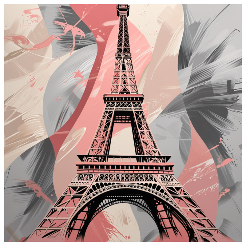 Eiffel Tower Bedding Architecture Comforter Modern, Twin Extra Long