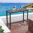 Counter Height 36.97'' Iron Bar Table-166947702-159474291