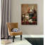 Composition With Roses by Jean-Baptiste Robie - Wrapped Canvas Painting-388764334