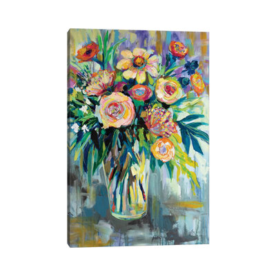 «Summer Happiness» par Jeanette Vertentes - peinture sur toile tendue