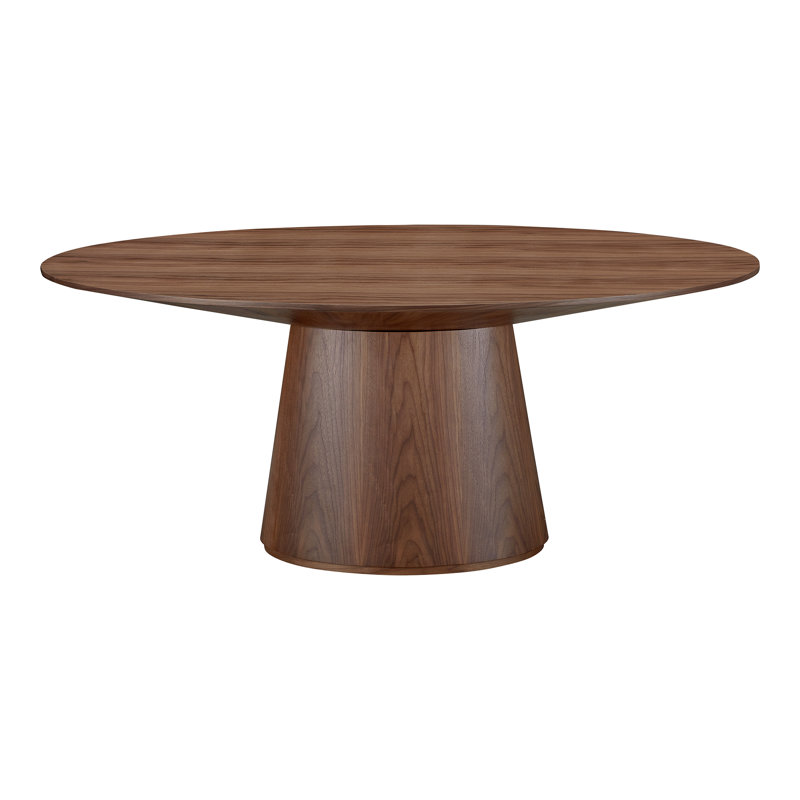Otago Dining Table, Walnut, 29.5" H x 47" W x 47" L