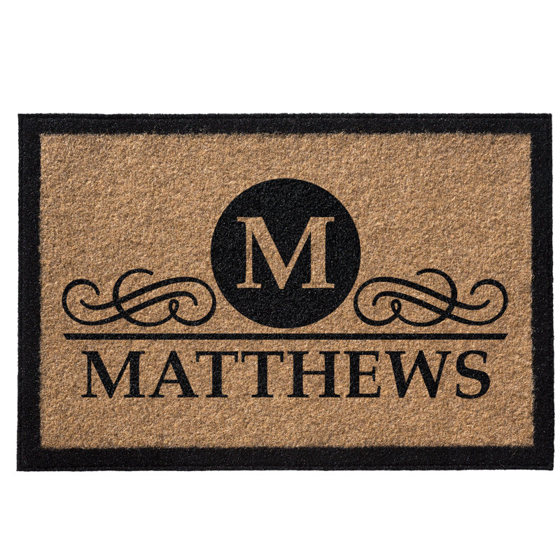 Tapis d'extérieur antidérapant Boutwell 72 x 36, Oui, Brun clair, H 36 po x l 72 po