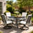 Outdoor High Back Dining Chair Cushion Set-193968252-194026266