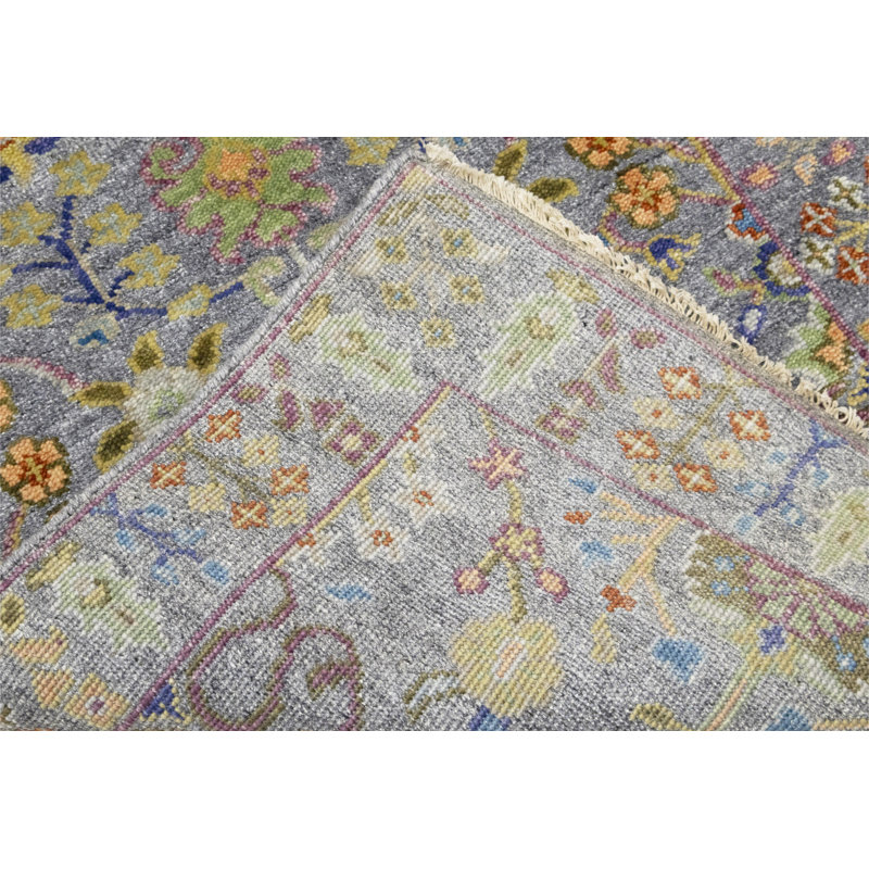 Tapis de couloir oriental Oushak Chobi