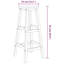 5 Piece Garden Bar Set Solid Wood Acacia