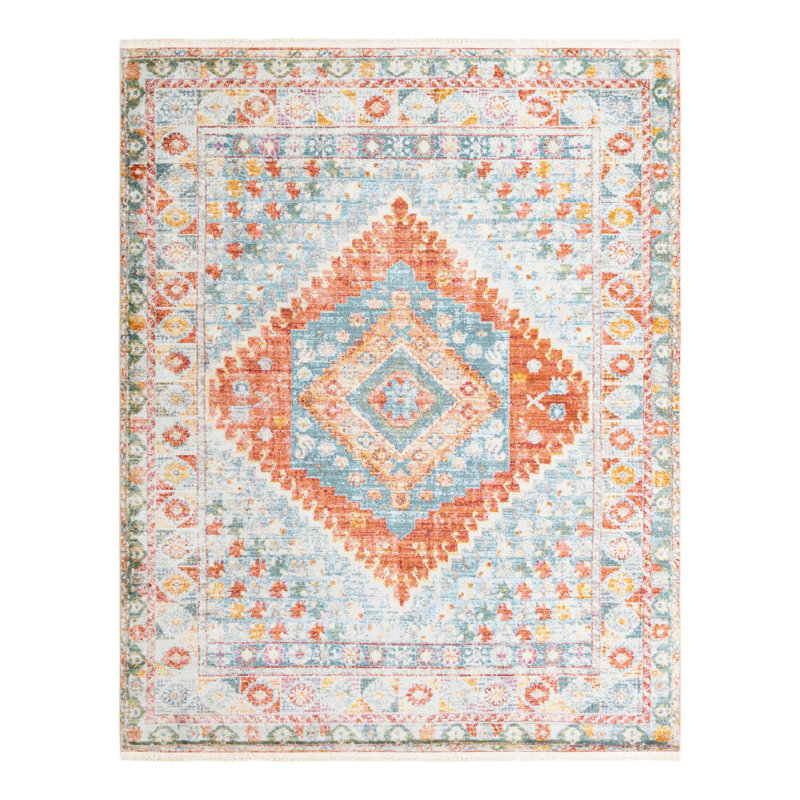Tapis Haefner_Salmon, Rectangle 8 pi 2 po x 10 pi