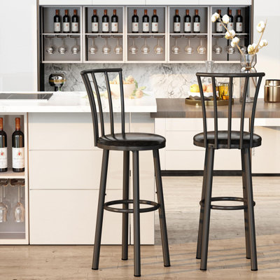 «Tabourets de bar pivotants 360 ° en polyuréthane»