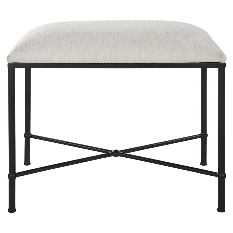 Avenham Small Bench, Black, Black, 20" H x 24" W x 16"D