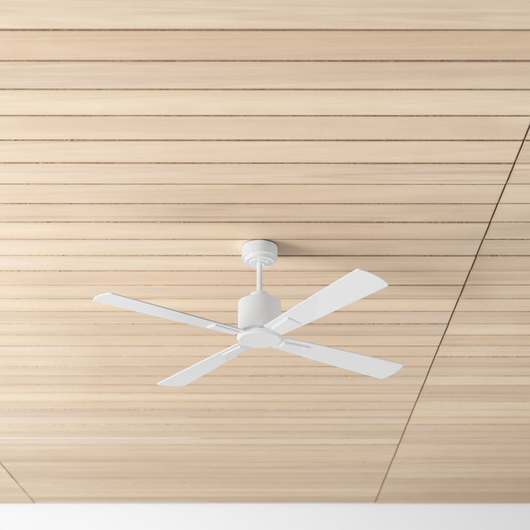 Harford 4 - Blade Standard Ceiling Fan with Remote Control