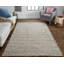 Tapis en laine avoine bouclé / crocheté Orion-10695155