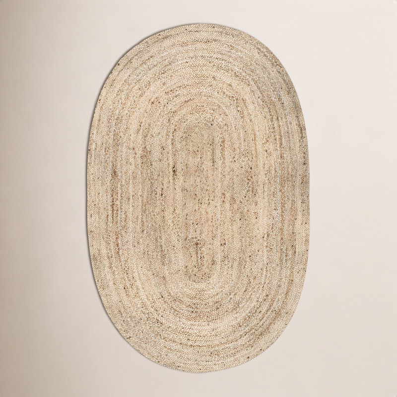 Tapis en jute naturel Aevry, Ovale 3 pi x 5 pi