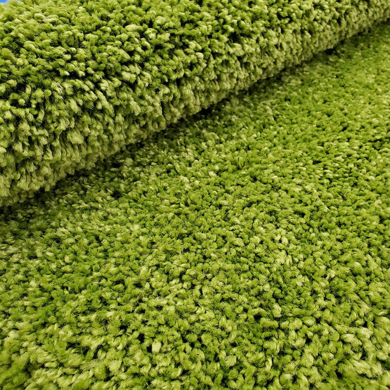Krisalyn Solid Colour Shag Area Rug, Rectangle 120 x 170cm