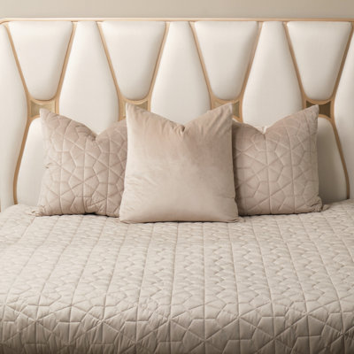 Cromwell 3-Piece Queen Quilt Set - Mushroom