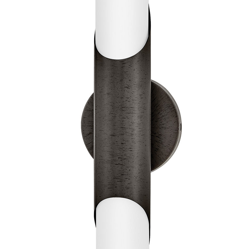 Grace 30-in Integrated LED Bath Vanity w/ Etched Opal Glass, Textured Black Oxide