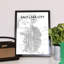 « Salt Lake City Map », impression d’art graphique dans des tons-31735282