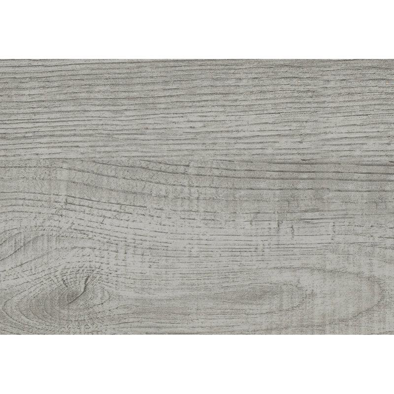 Table d'appoint de salon moderne avec stratifié gris et métal noir décoratif pour un look élégant