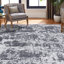 Abstract Area Rug in Gray/Ivory-1119869993-1190406168