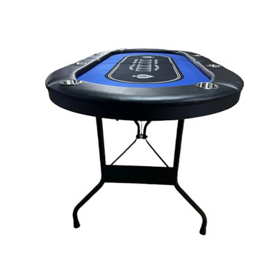 INO Design Foldable Poker Table Light Series For Casino Games, Blue