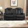 Tanzi 73.5"  Power Recliner with middle Console,LED Lighting Loveseat
