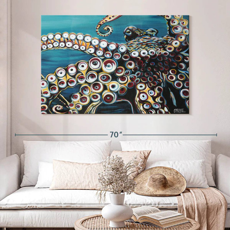 Wild Octopus I, 34" H x 51" W