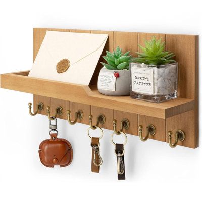 Porte-clés décoratif pour mur et courrier