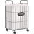 Collapsible Rolling Iron Wire Laundry Hamper
