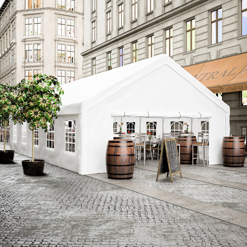 Party Tent Heavy Duty, 141.63" H x 388.78" W x 221.3" D
