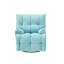 Chaise simple siège cyan confortable, le siège est doux et confortable et convient aux petits canapés-salons