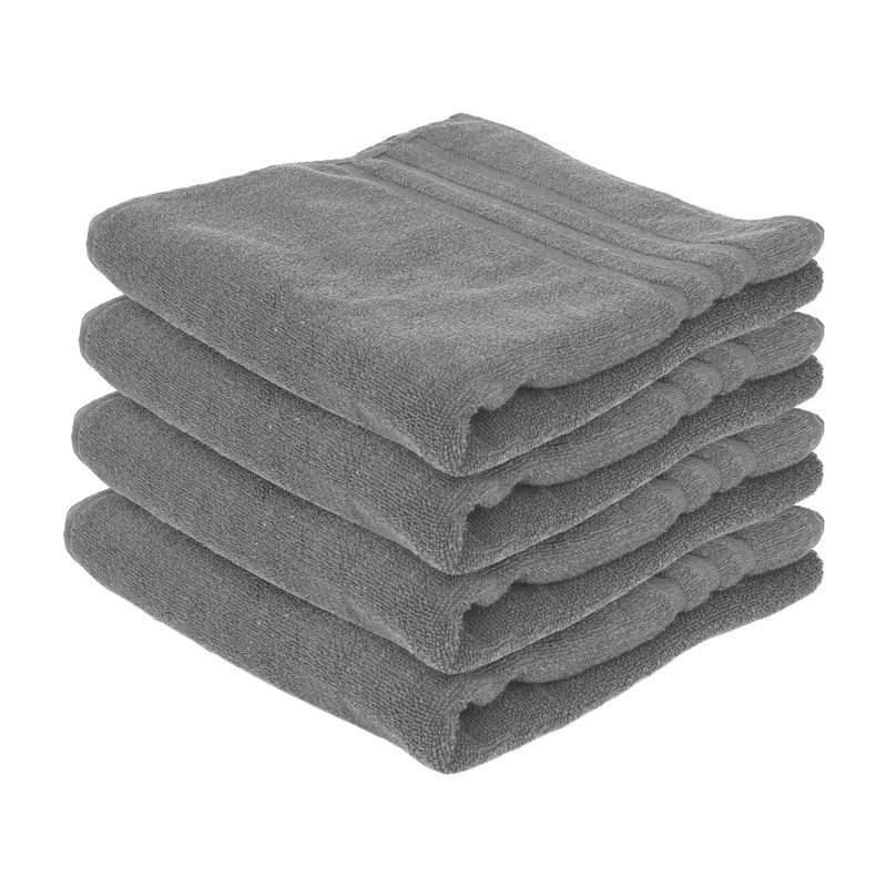 Cotton Bath Towels, Grey