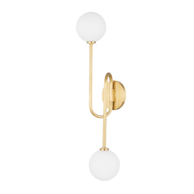 Zelpha 2 Light Dimmable Armed Sconce