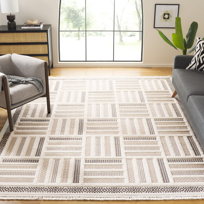 Tapis à motif géométrique Urban Performance, Rectangle 8 pi x 10 pi