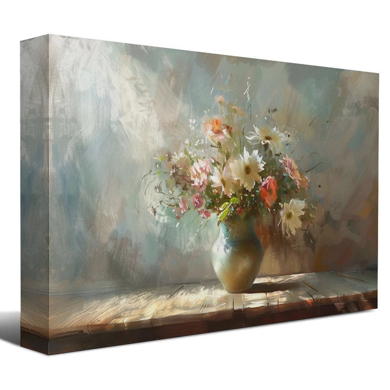 Toile encadrée 24 "x 36" avec cadre en bois, prête à être accrochée, 24 po x 36 po