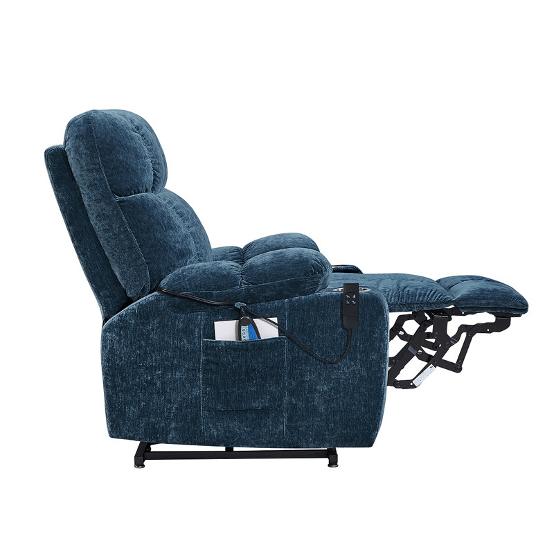 Fauteuil inclinable électrique Liyasi Dual OKIN, Bleu